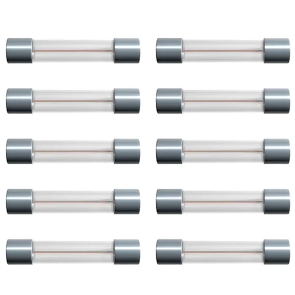Glassrørsikring 6 x 32 mm 8 A treg Trege (T) 10-pack