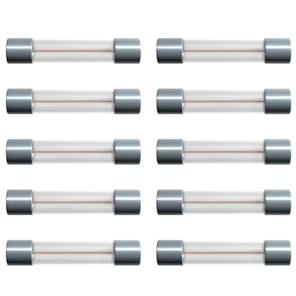 Glassrørsikring 6 x 32 mm 500 mA Raske (F) 10-pk.