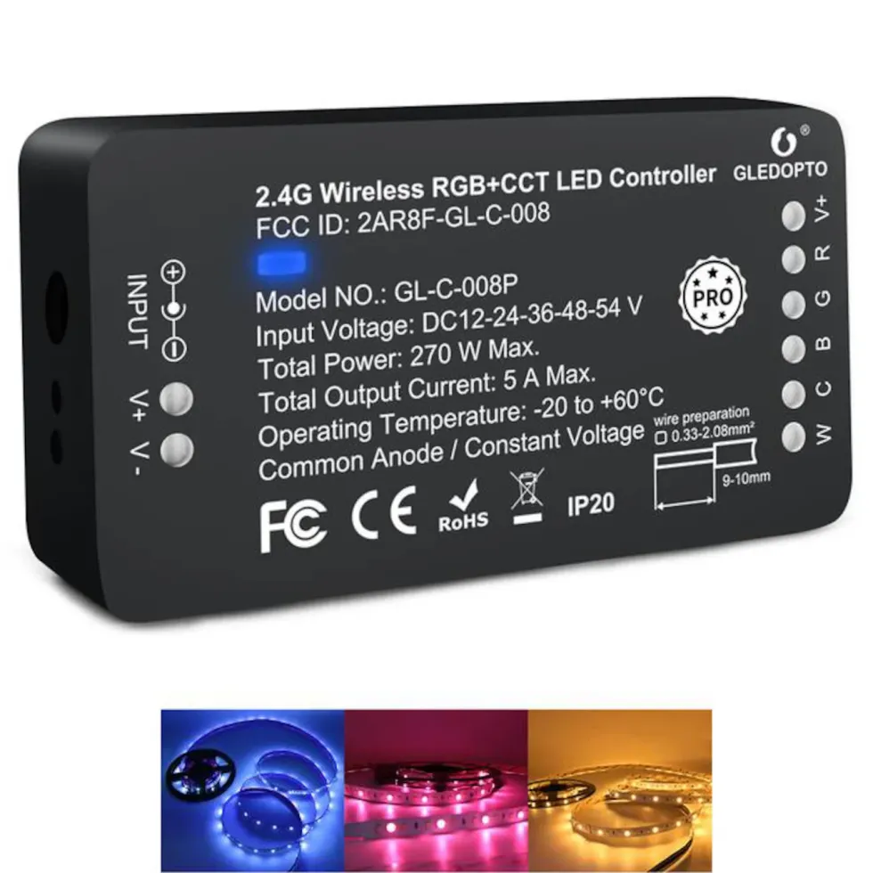 Gledopto Gledopto LED-strip Hub Pro Zigbee-kontroller