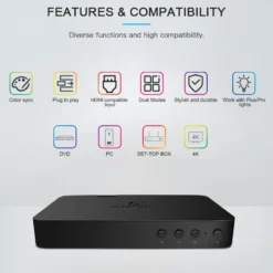 Gledopto HDMI Sync Box Kit med 5 m RGB-list