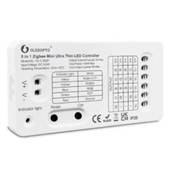 Gledopto 5 in 1 Mini Zigbee-kontroller for LED-belysning