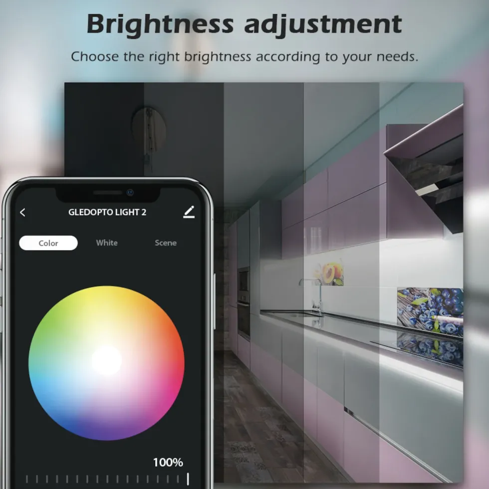 Gledopto RGB+CCT Wifi-kontroller for LED-list