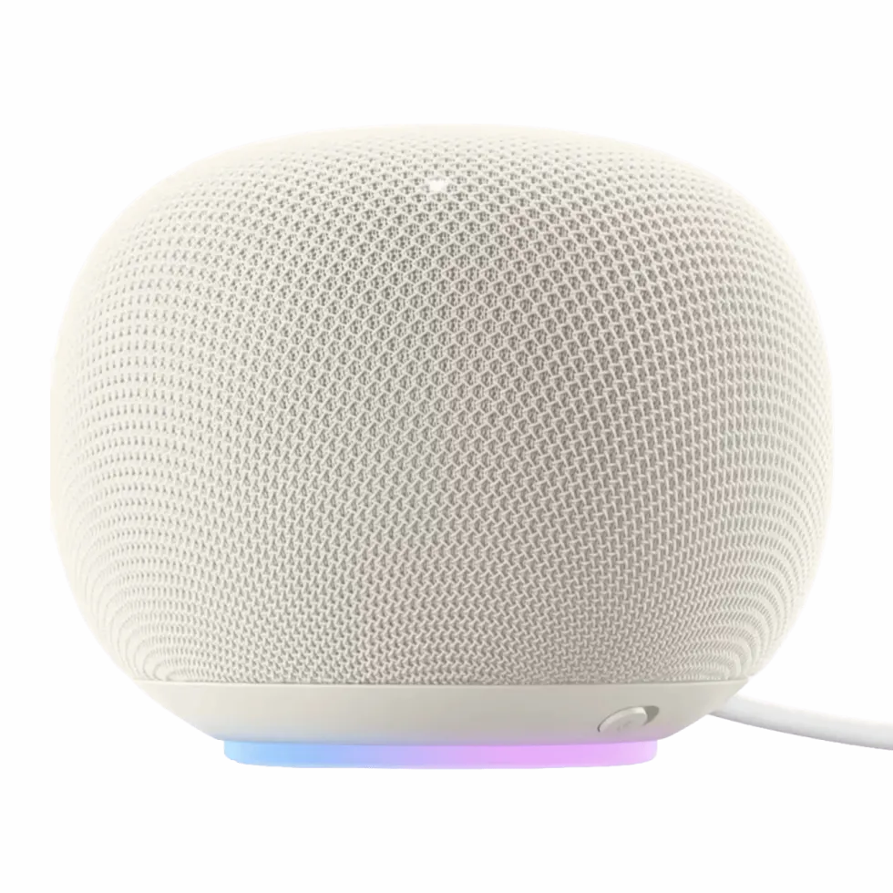 Google Home Speaker smart høyttaler med Gemini Porcelain