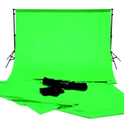 Greenscreen 2 x 3 m – med stativ