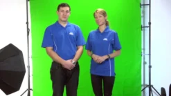 Greenscreen 2 x 3 m – med stativ