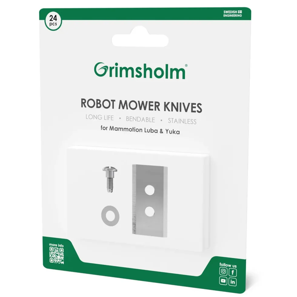 Grimsholm Kniver til Mammotion Luba og Yuka 24 stk