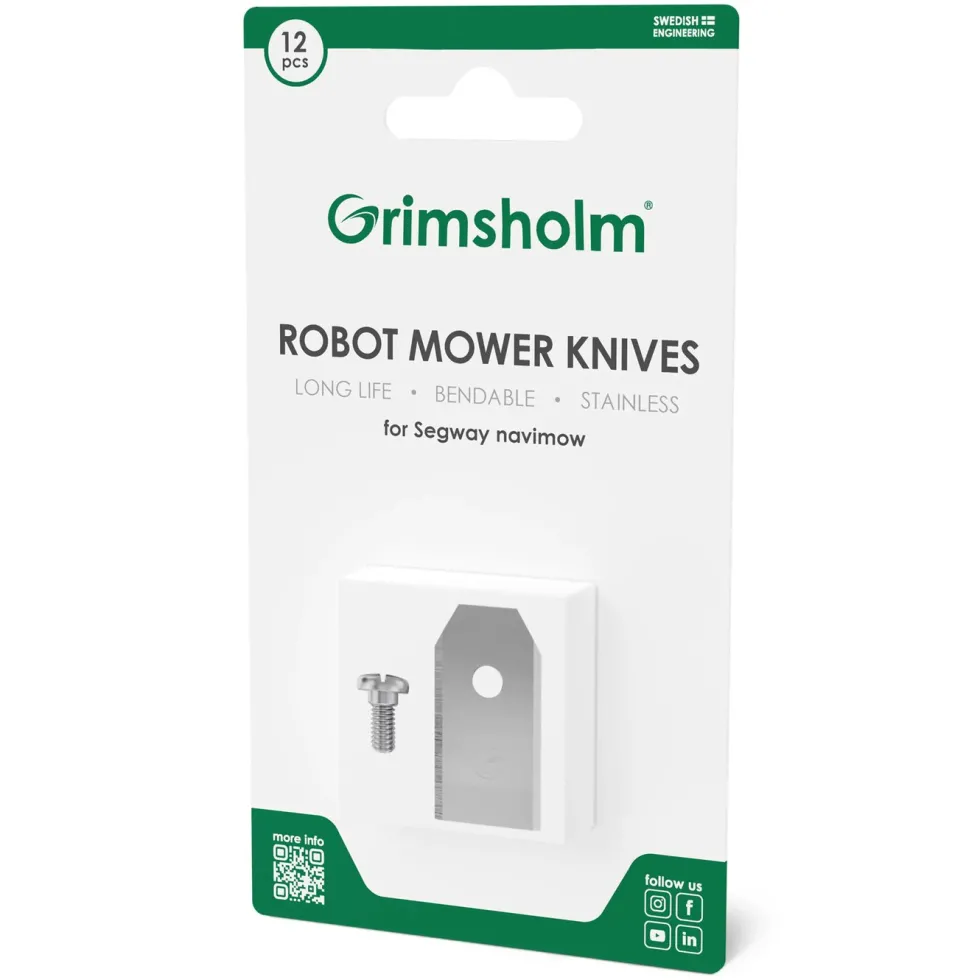 Grimsholm Kniver til Segway Navimow 12-pakk