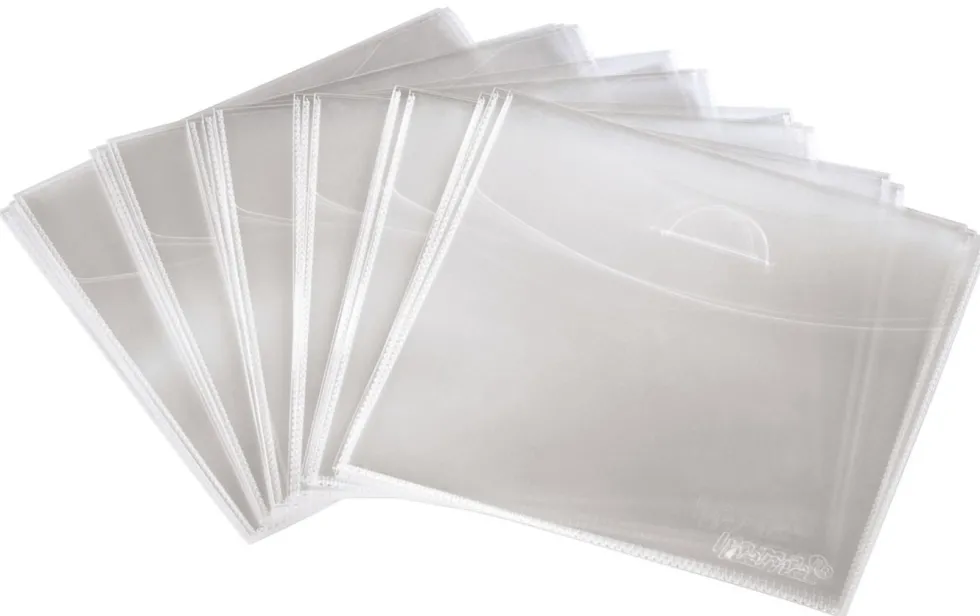 Hama CD/DVD-lomme med lokk, 50-pk.