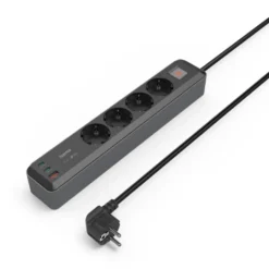 Hama Grenuttak med USB-C/A 65 W PD 4-uttak