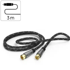 Hama SAT-antennekabel med F-kontakt 120 dB 3 m