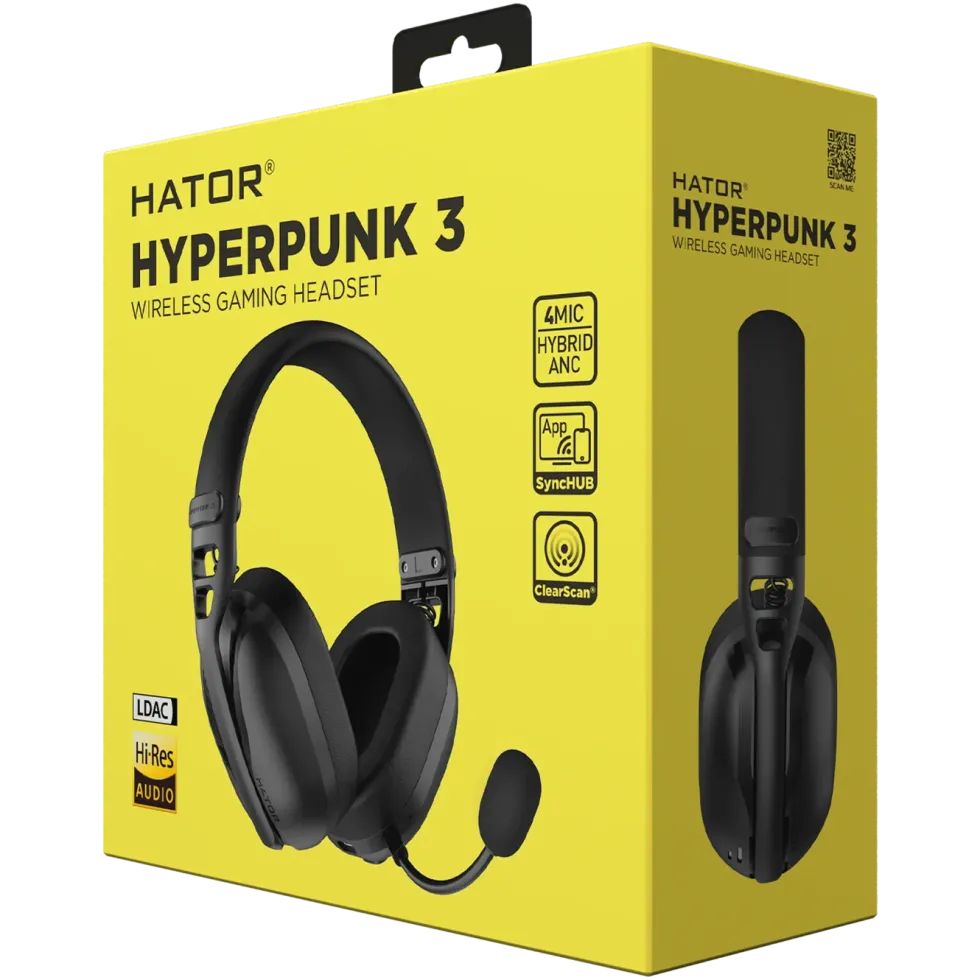 Hator Hyperpunk 3 Wireless trådløst gamingheadset