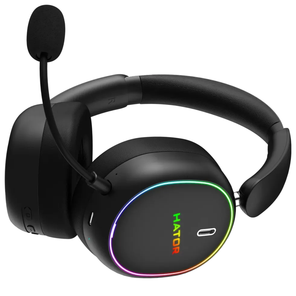 Hator Phoenix 2 Wireless trådløst gamingheadset med RGB