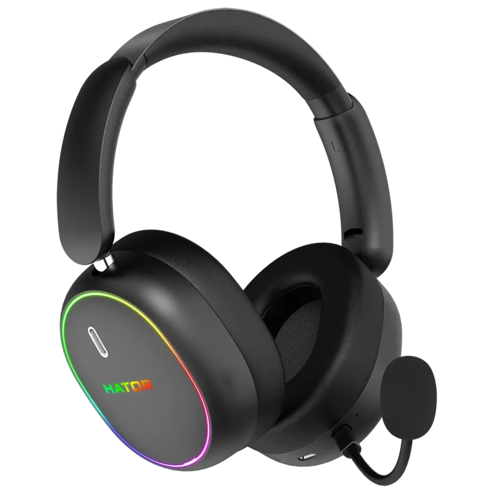Hator Phoenix 2 Wireless trådløst gamingheadset med RGB