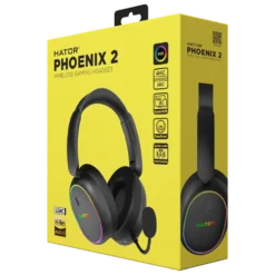 Hator Phoenix 2 Wireless trådløst gamingheadset med RGB