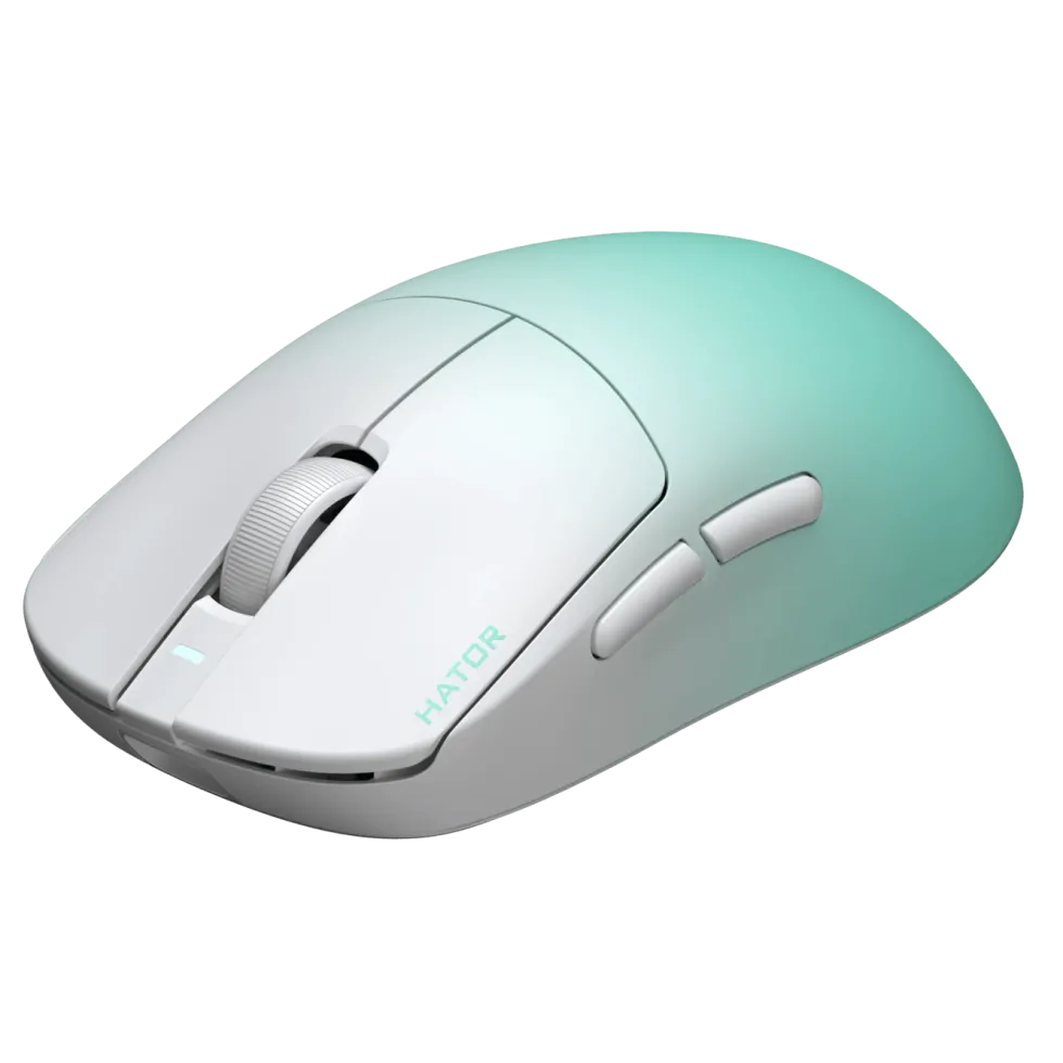 Hator Quasar 3 Ultima 8K Wireless gamingmus Hvit/mint