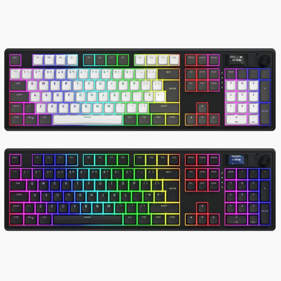 Hator Skyfall 100 Pro trådløst gamingtastatur Svart