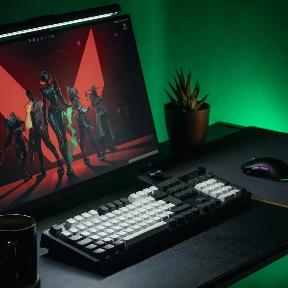 Hator Skyfall 100 Pro trådløst gamingtastatur Grå