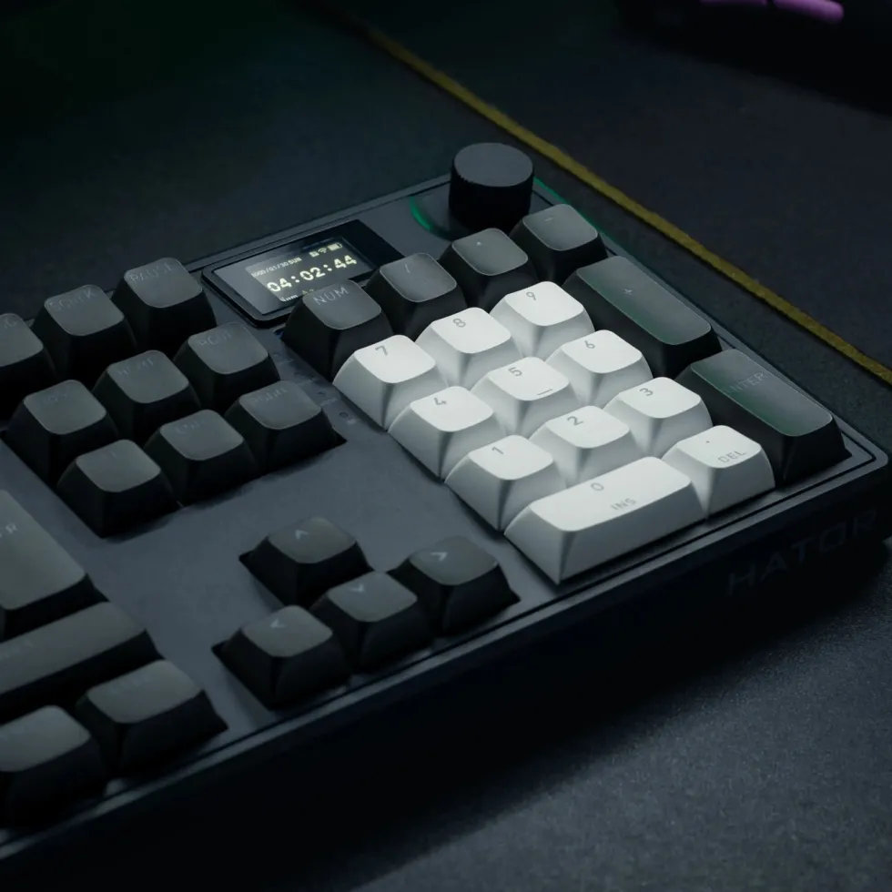 Hator Skyfall 100 Pro trådløst gamingtastatur Grå