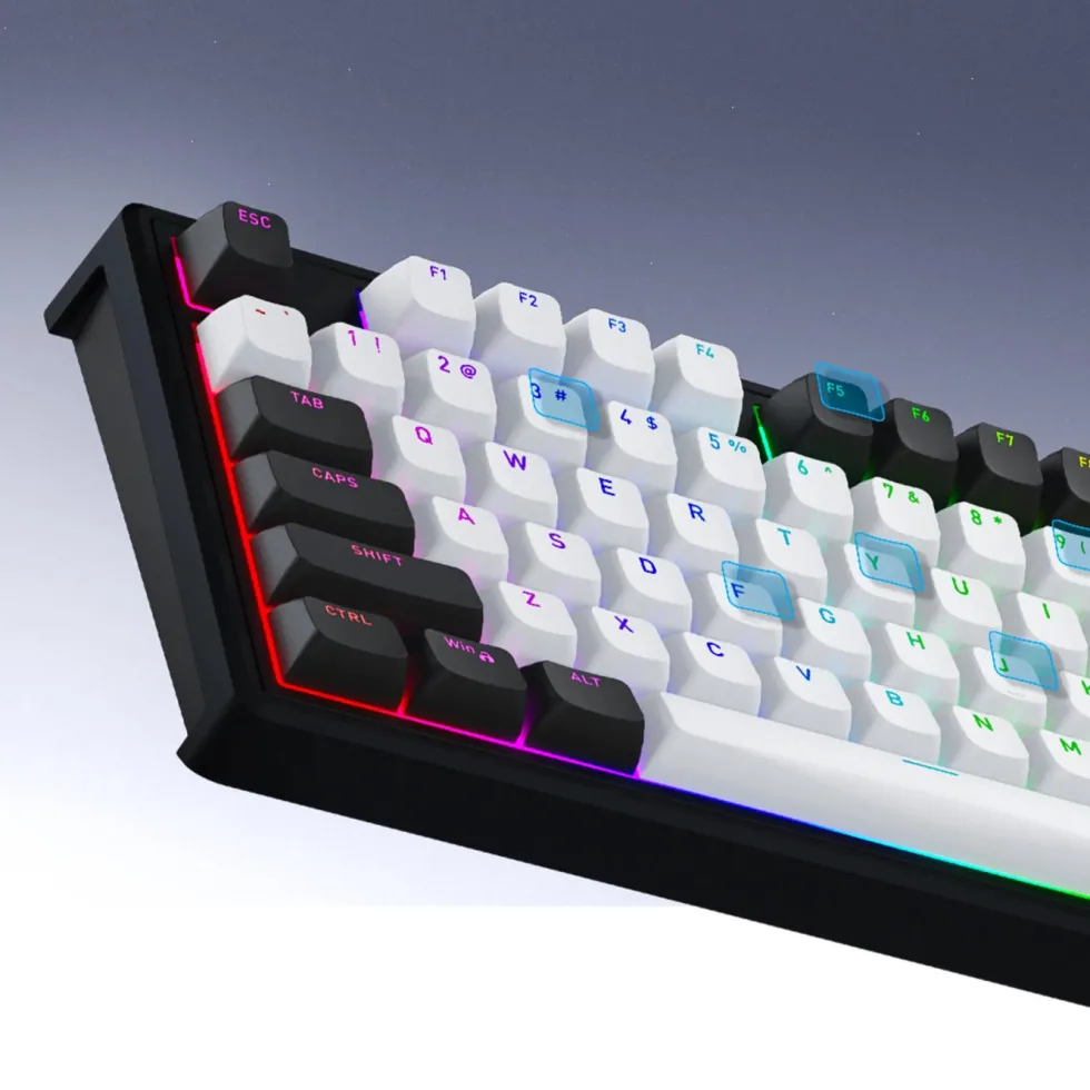 Hator Skyfall 100 Pro trådløst gamingtastatur Grå