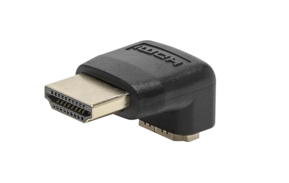 HDMI-vinkeladapter 90° Nedovervinklet