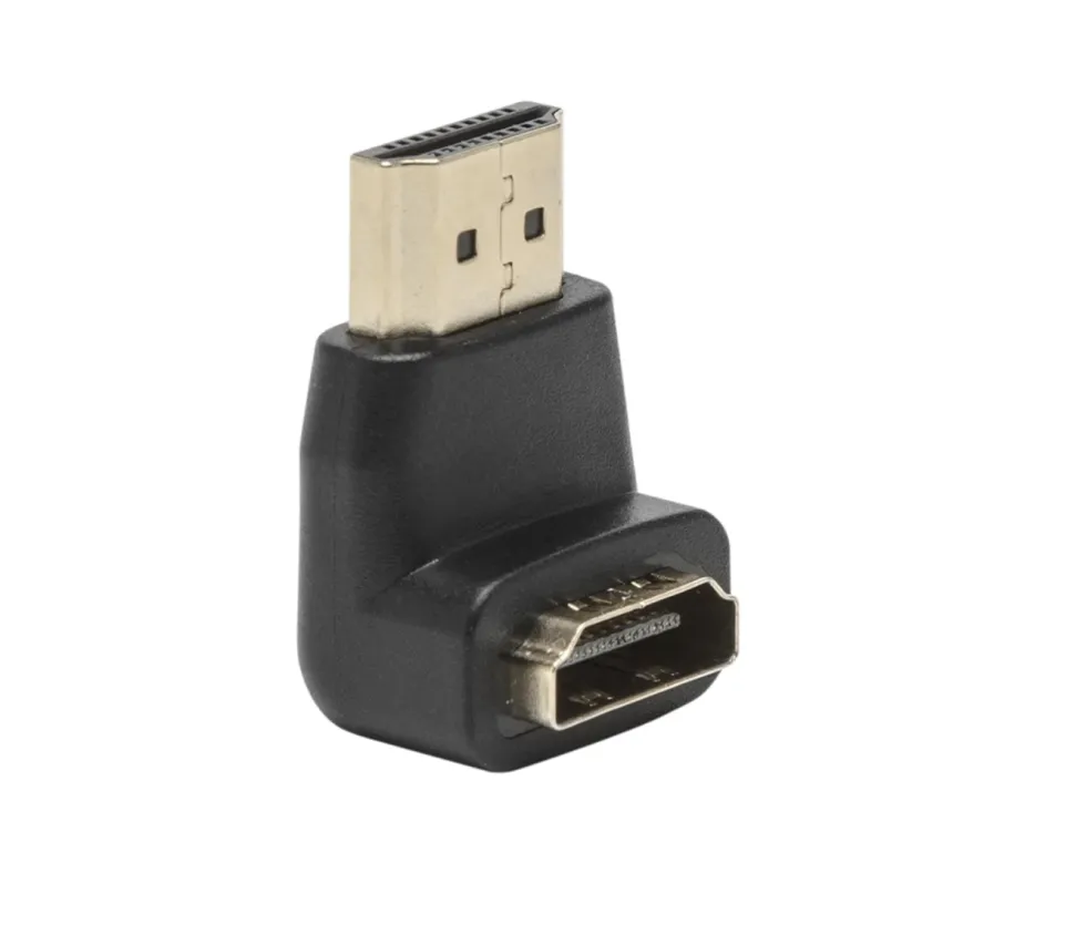 HDMI-vinkeladapter 90° Nedovervinklet