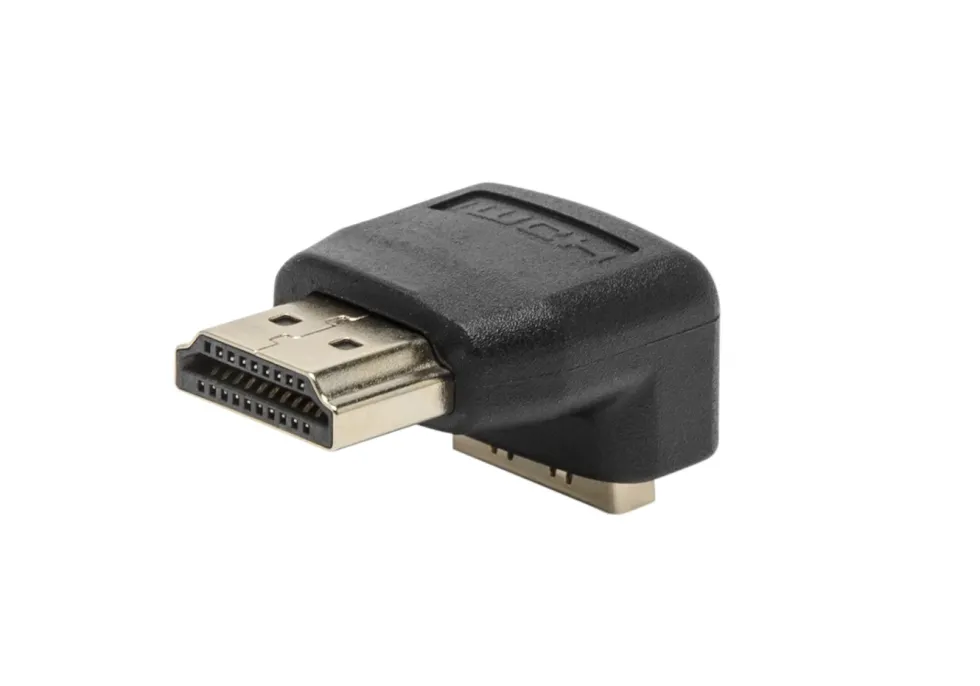 HDMI-vinkeladapter 90° Oppovervinklet