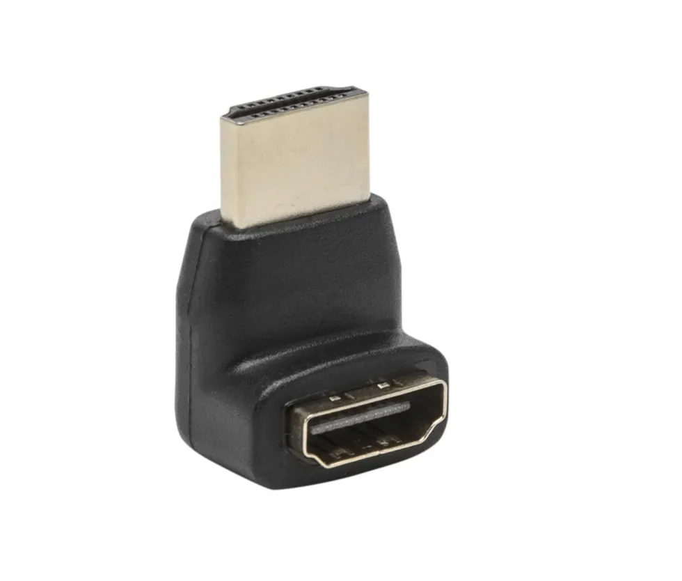HDMI-vinkeladapter 90° Oppovervinklet
