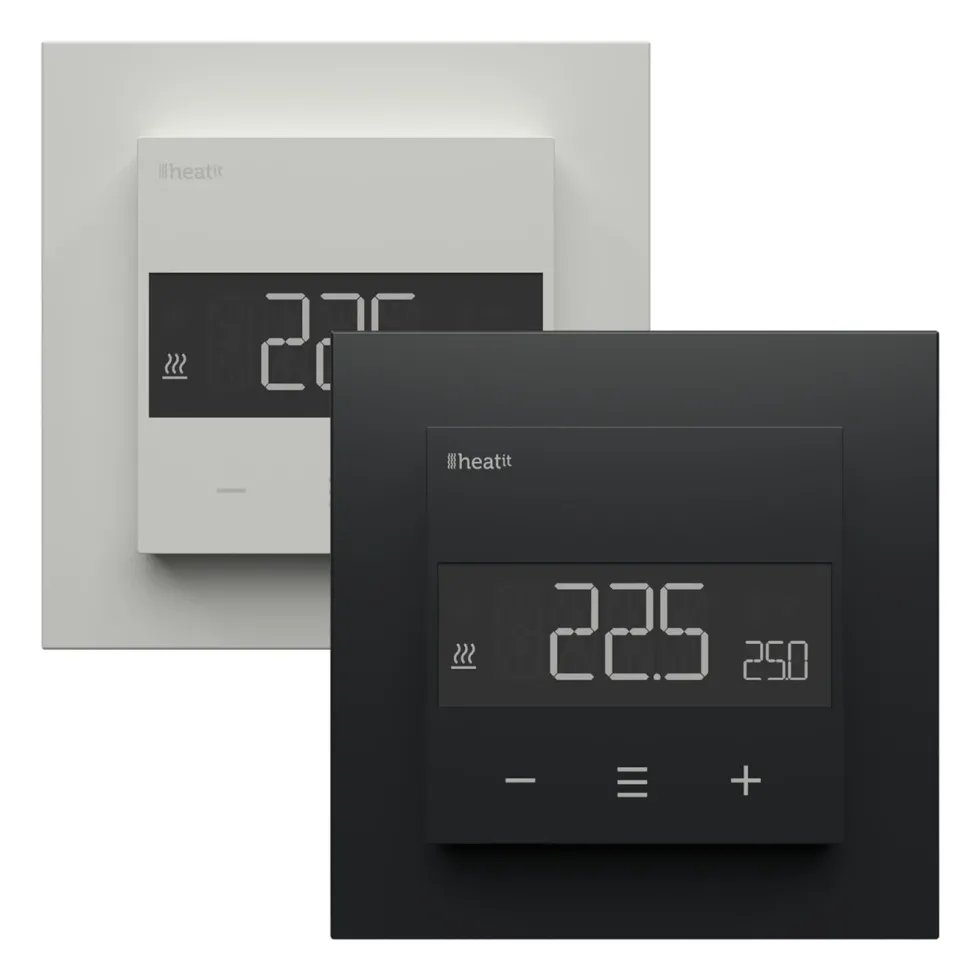 Heatit Z-TRM6 Termostat med Z-wave Black