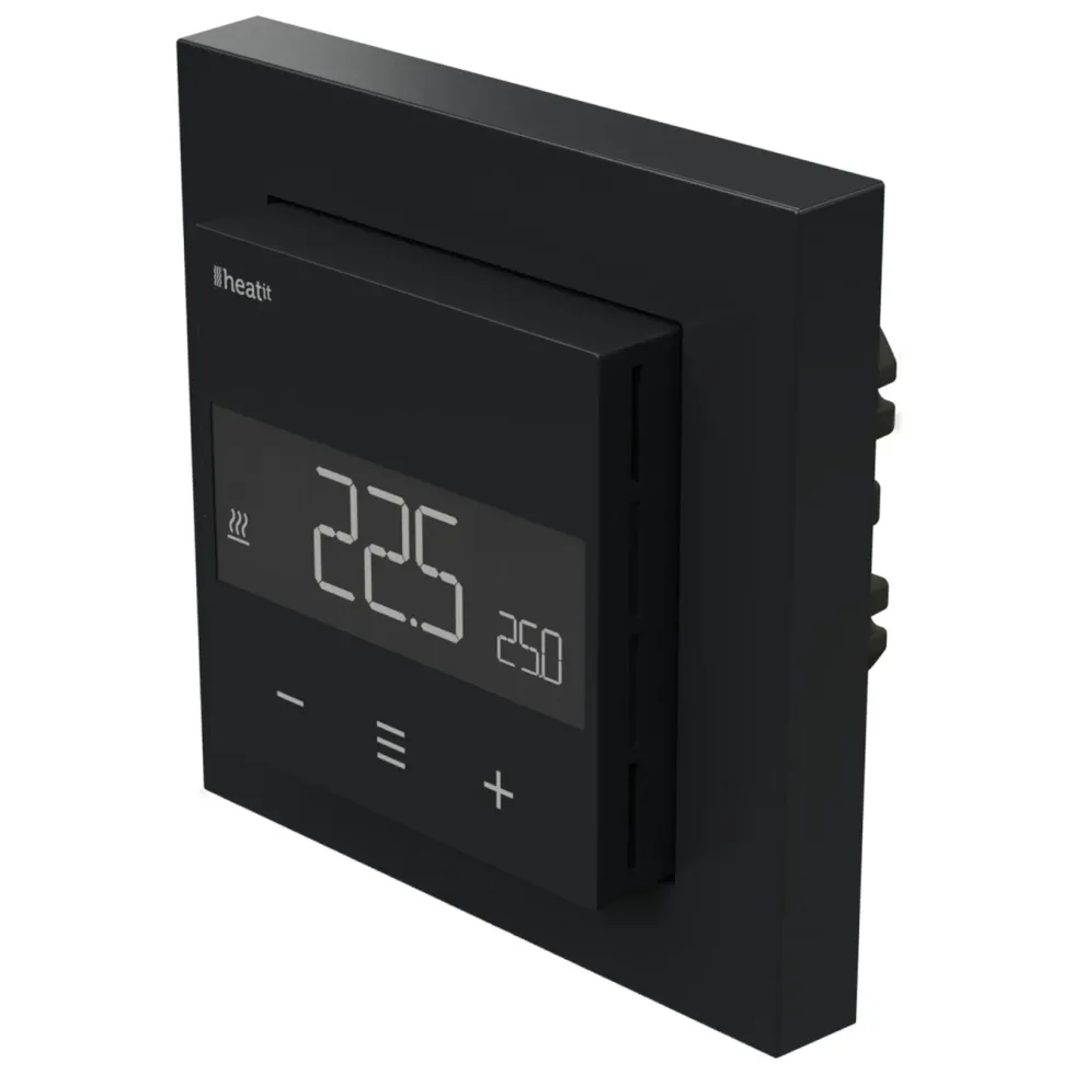 Heatit Z-TRM6 Termostat med Z-wave Black