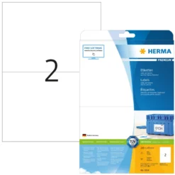 Herma Selvklebende skriverpapir A5 50-pk. - permanent
