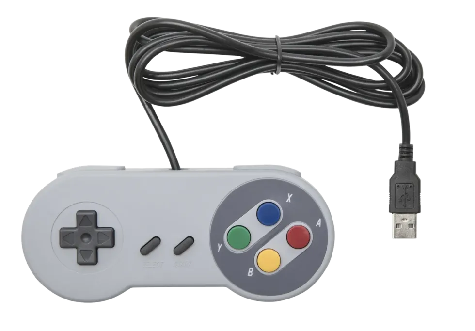 Håndkontroller med USB-tilkobling SNES