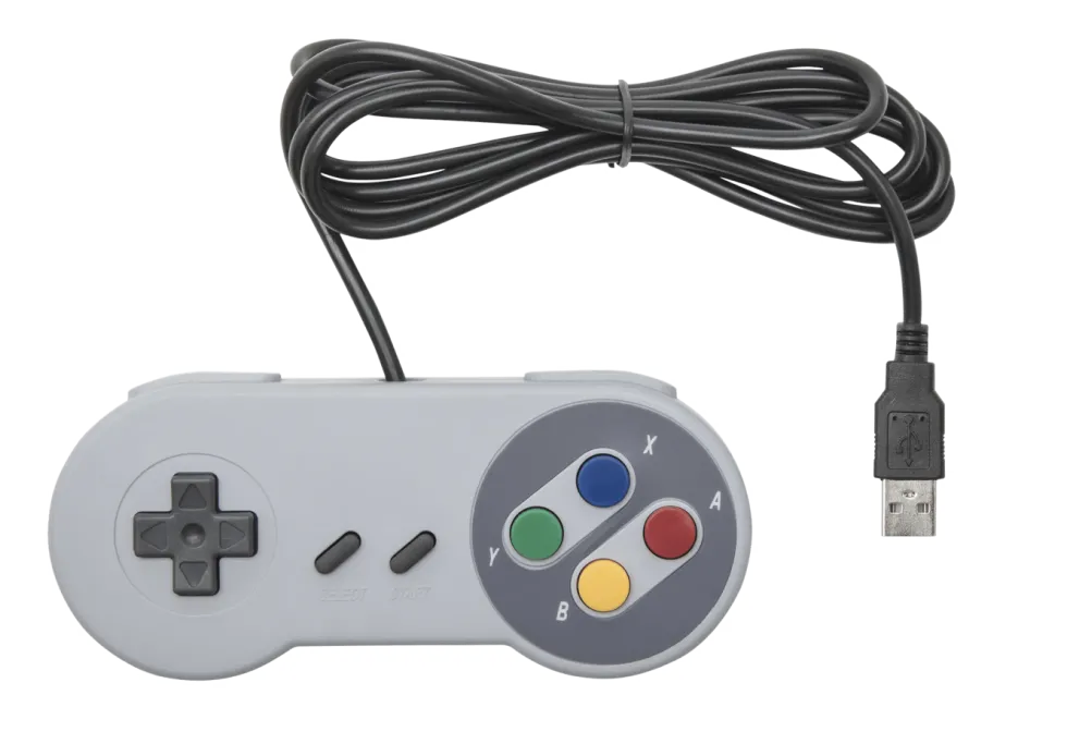 Håndkontroller med USB-tilkobling SNES