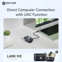 Hollyland Lark M2 Combo Trådløst mikrofonsystem
