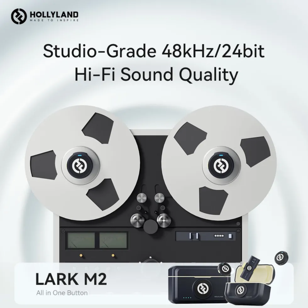 Hollyland Lark M2 Combo Trådløst mikrofonsystem