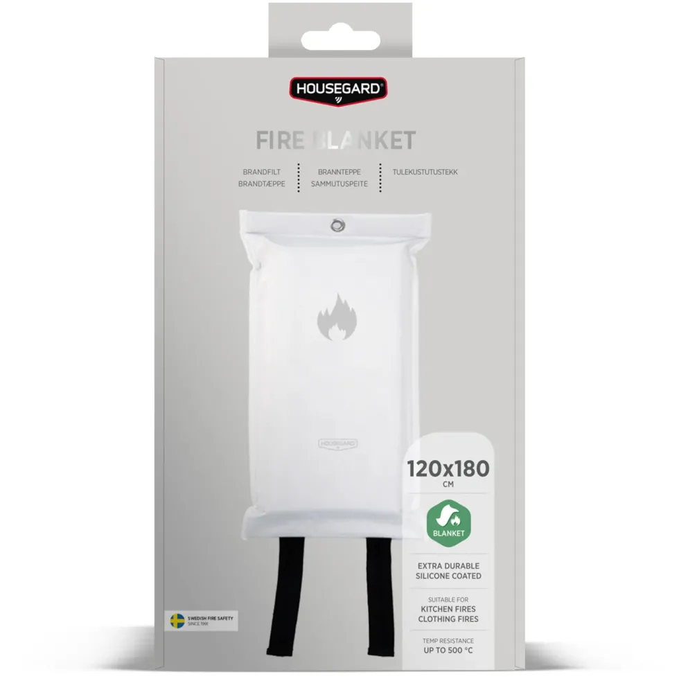 Housegard Brandfilt Design Edition 120x180 cm Hvit