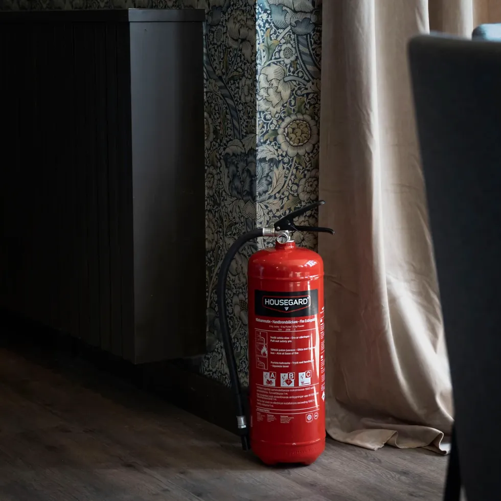 Housegard Brannslukker med pulver 6 kg - Rød