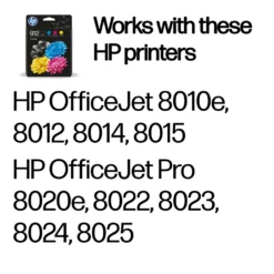 HP 912 Blekkpatroner 4-pk.