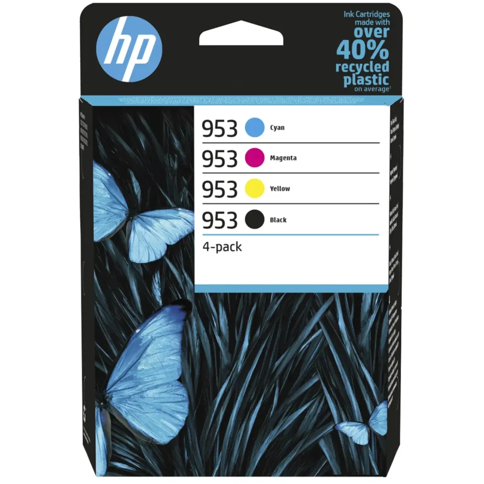 HP 953 Blekkpatroner 4-pk.