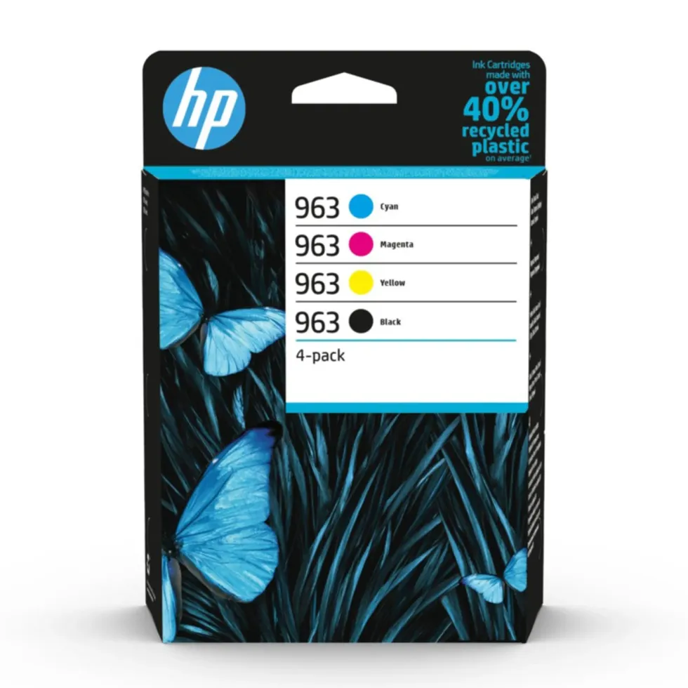 HP 963 Blekkpatroner 4-pk.