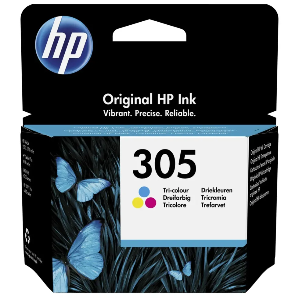 HP 305 Blekkpatron - Flere farger