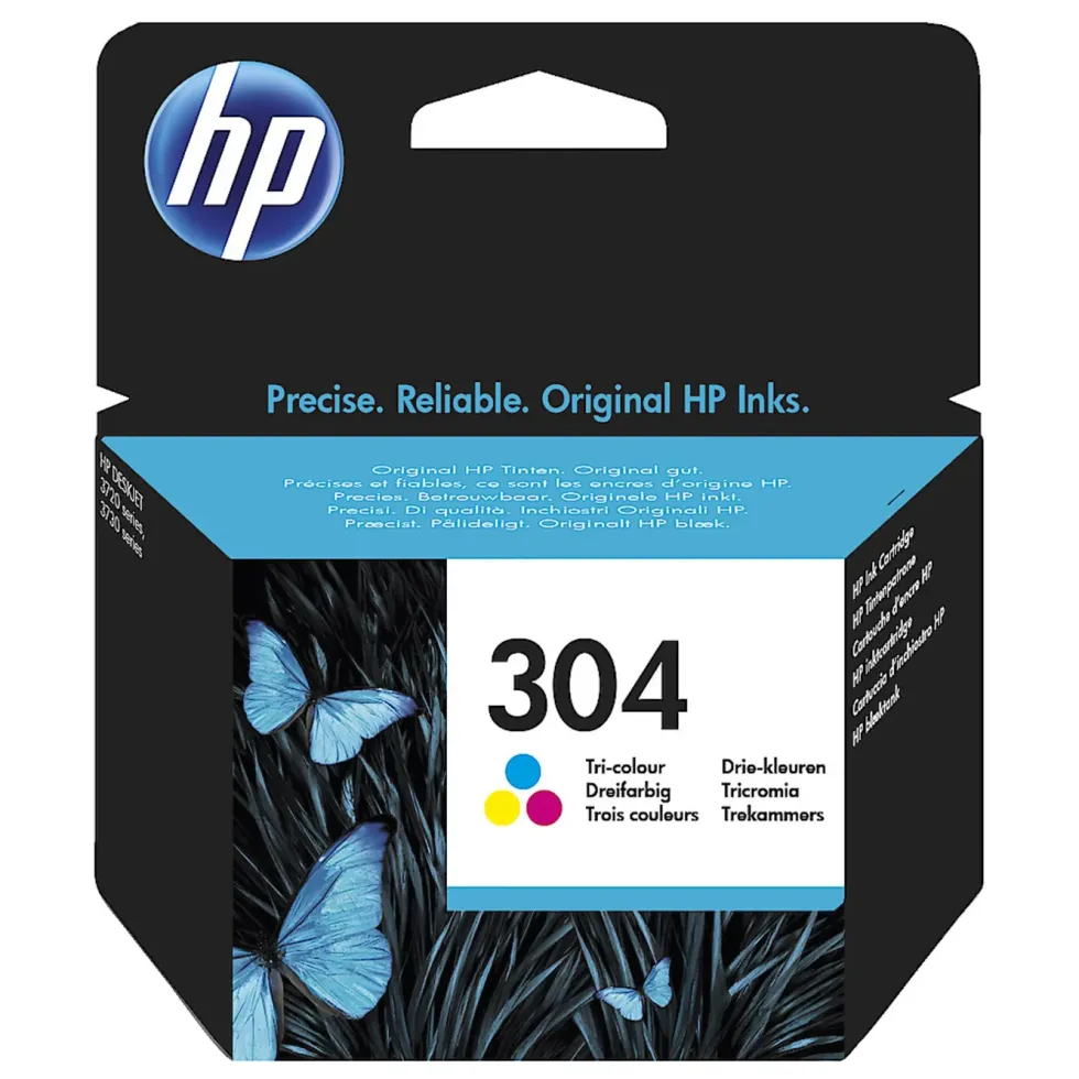 HP 304 Blekkpatron - Flere farger