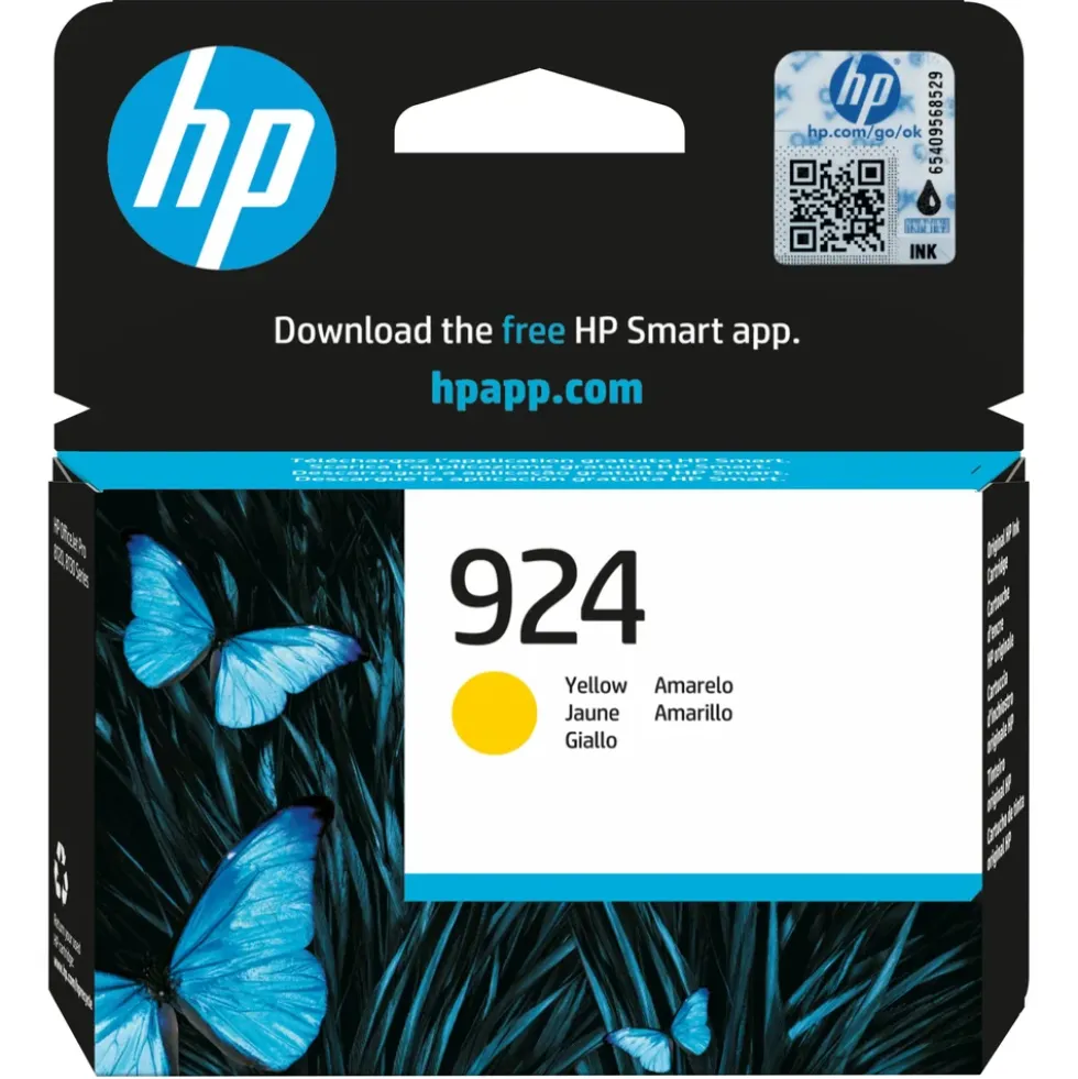 HP 924 Blekkpatron - Gul