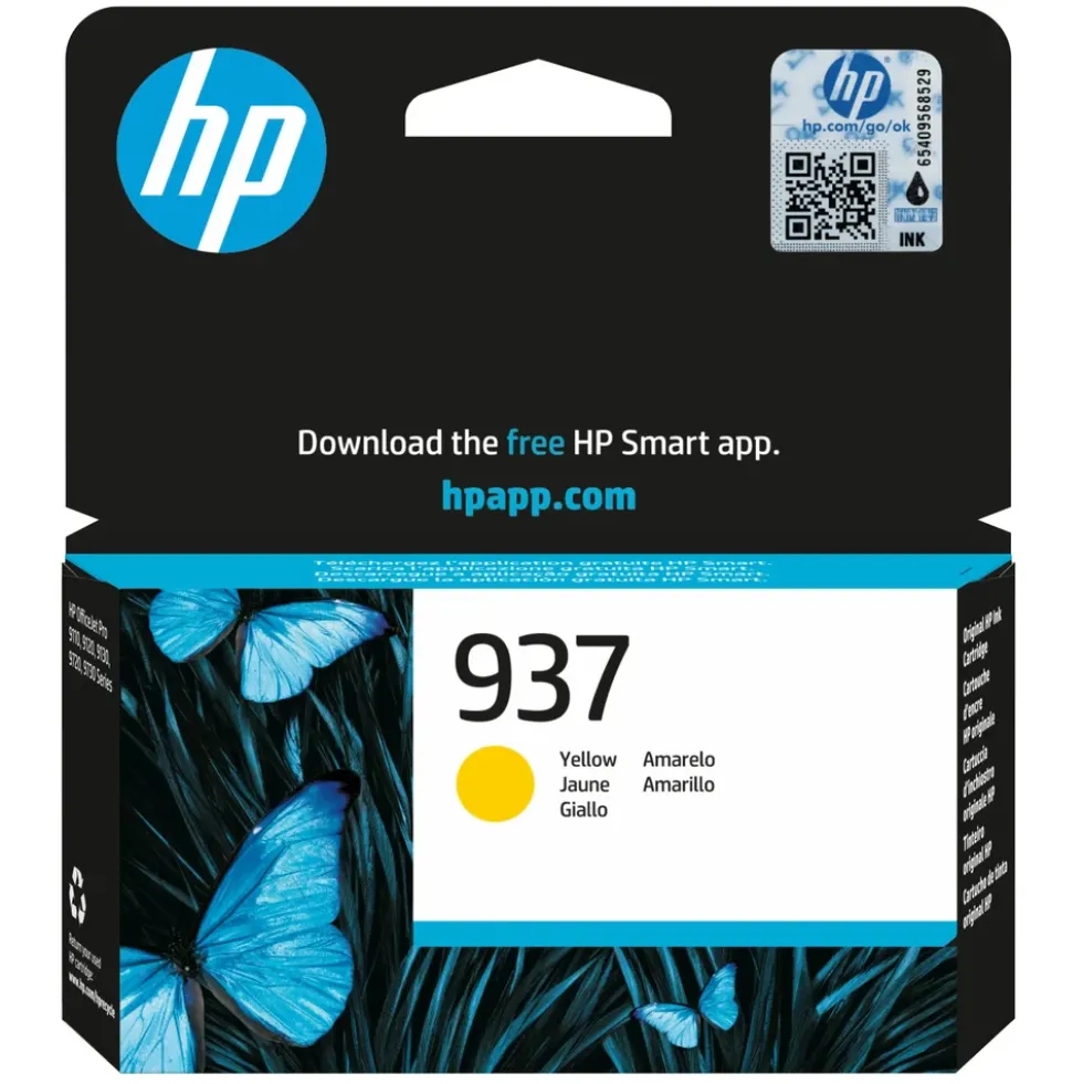HP 937 Blekkpatron - Gul