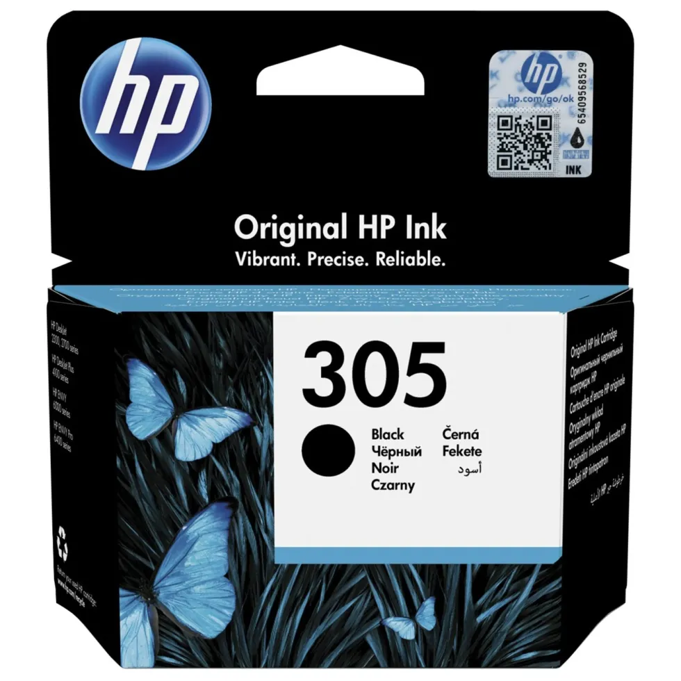 HP 305 Blekkpatron - Svart