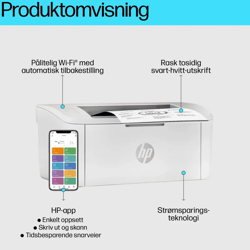 HP LaserJet M110w Laserskriver