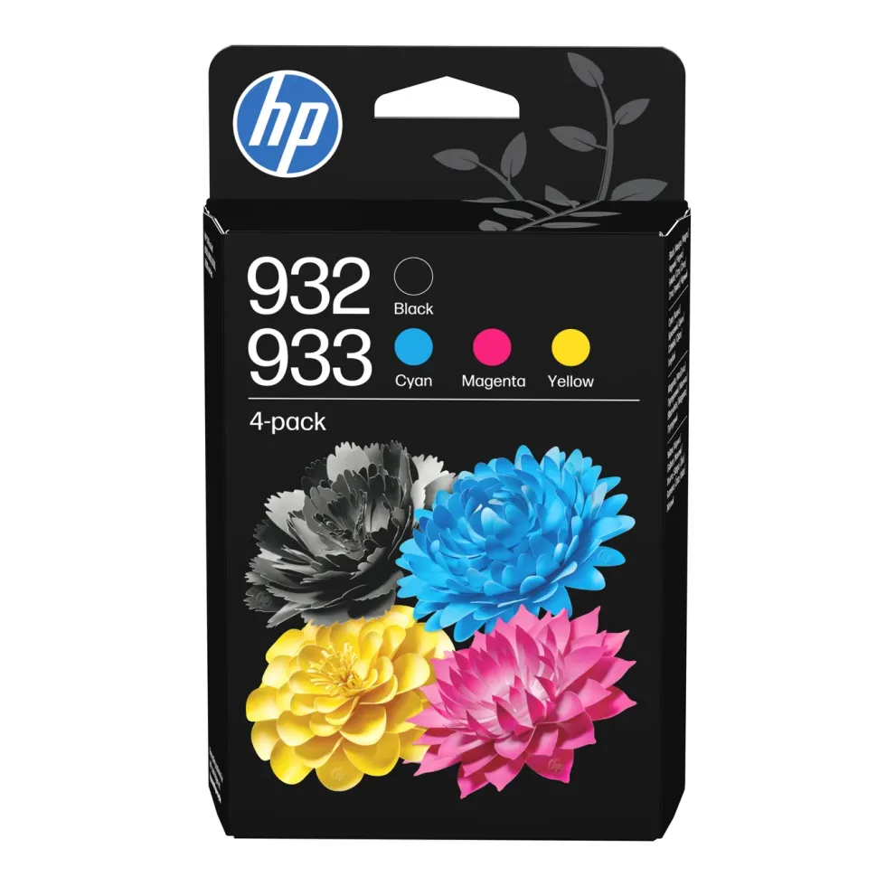HP 932 og 933 Blekkpatroner 4-pk.