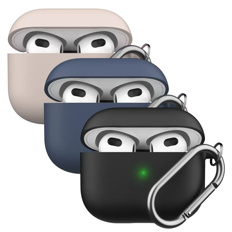 HybridShell Airpods Series 3-etui (2021) Blå