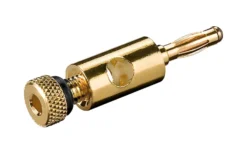 Høyttalerkontakt 4 mm Svart