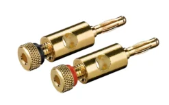 Høyttalerkontakt 4 mm Svart