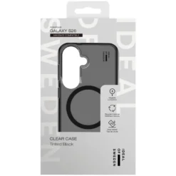 IDEAL OF SWEDEN Clear MagSafe Case – mobildeksel til Galaxy S26 Tinted Black
